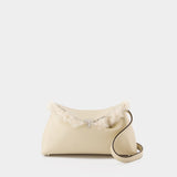 T-Lock Clutch - TOTEME - Leather - White