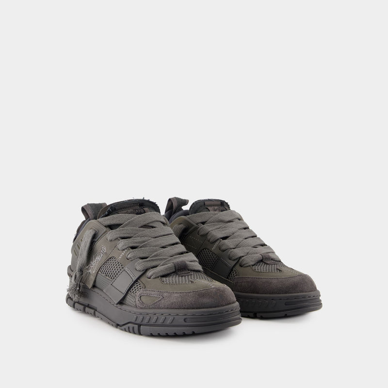 Area Patchwork Sneakers - Axel Arigato - Leather - Grey