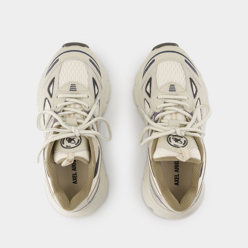 Marathon Sneakers - Axel Arigato - Leather - Beige/Dark Grey