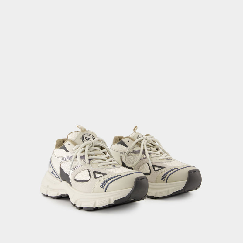 Marathon Sneakers - Axel Arigato - Leather - Beige/Dark Grey