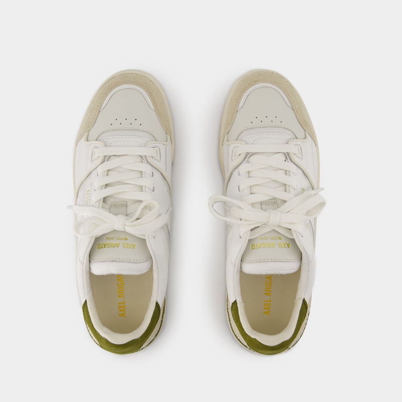 Clay Sneakers - Axel Arigato - Leather - White/Green