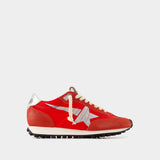 Running Marathon Sneakers - Golden Goose Deluxe Brand - Leather - Red