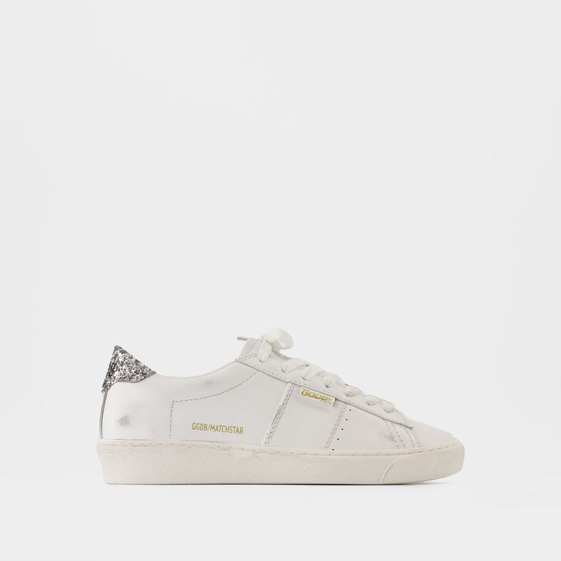 Matchstar Sneakers Golden Goose Deluxe Brand Leather White Silver