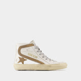 Slide Sneakers - Golden Goose Deluxe Brand - Leather - White