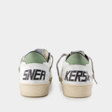 Ball Star Sneakers - Golden Goose Deluxe Brand - Leather - White