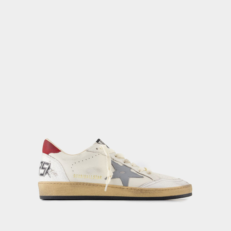 Ball Star Sneakers - Golden Goose Deluxe Brand - Leather - White