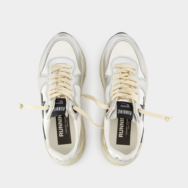 Running Sneakers - Golden Goose Deluxe Brand - Leather - Silver