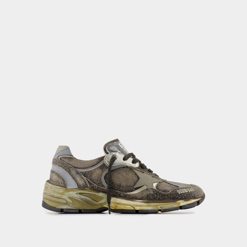 Running Dad Sneakers - Golden Goose Deluxe Brand - Leather - Khaki