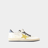 Ball Star Sneakers - Golden Goose Deluxe Brand - Leather - White