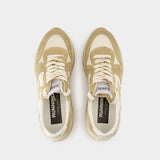 Sneakers Running - Golden Goose Deluxe Brand - Leather - Yellow/Beige