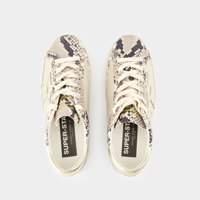 Super Star Sneakers - Golden Goose Deluxe Brand - Leather - Beige