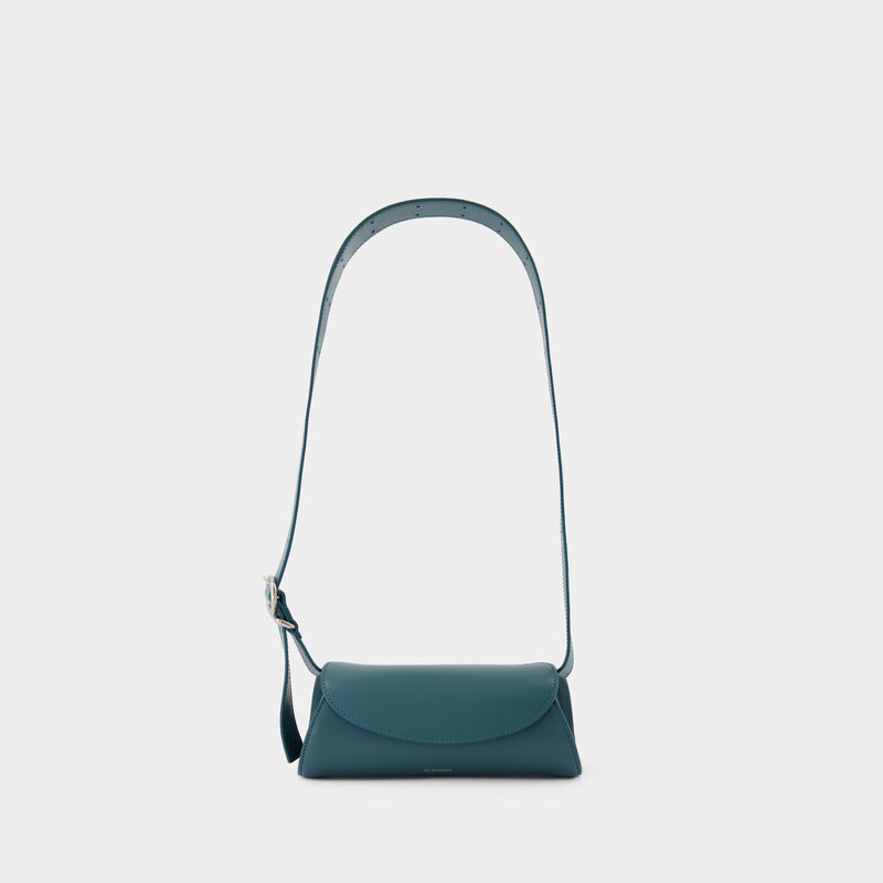 Cannolo Mini Purse - Jil Sander - Leather - Blue