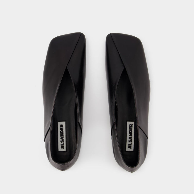 Ballerinas - Jil Sander - Leather - Black