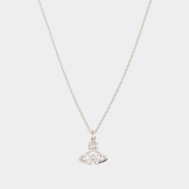 Reina Pendant - Vivienne Westwood - Silver - White