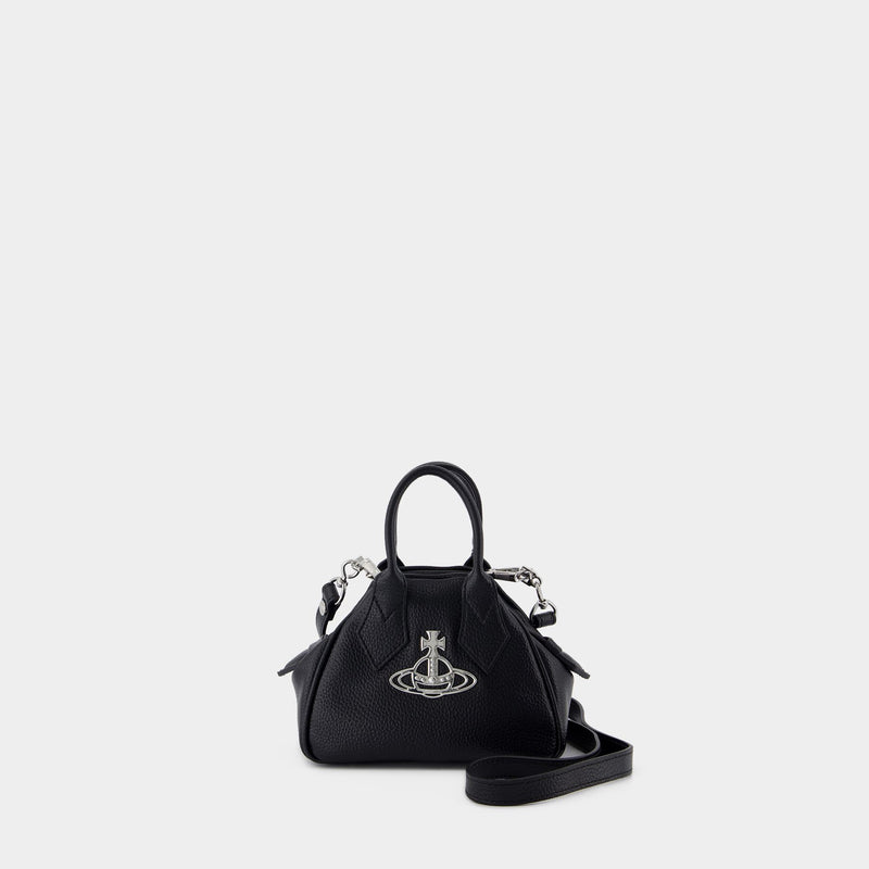 Mini Yasmine Purse - Vivienne Westwood - Leather - Black