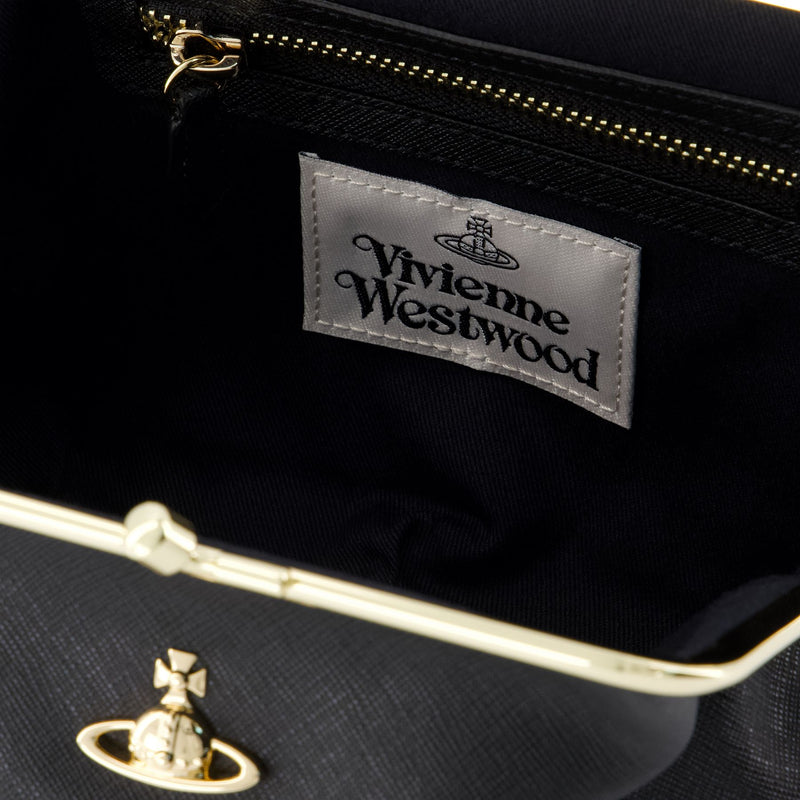 Granny Frame Purse - Vivienne Westwood - Leather - Black