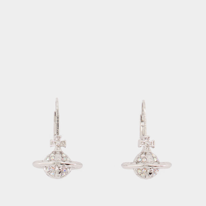 Mayfair Small Earrings - Vivienne Westwood - Metal - Grey