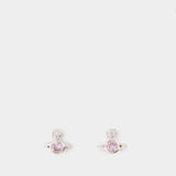 London Orb Earrings - Vivienne Westwood - Metal - Grey