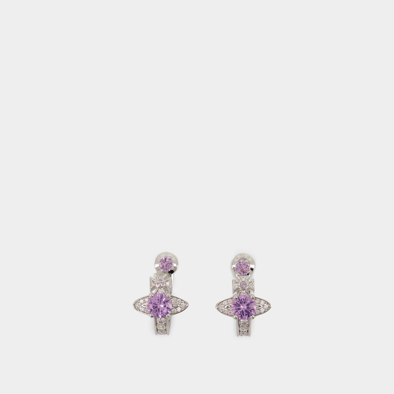 Maitena Earrings - Vivienne Westwood - Metal - Grey