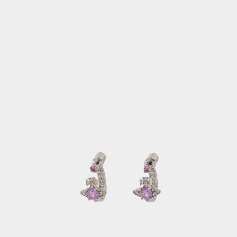 Maitena Earrings - Vivienne Westwood - Metal - Grey