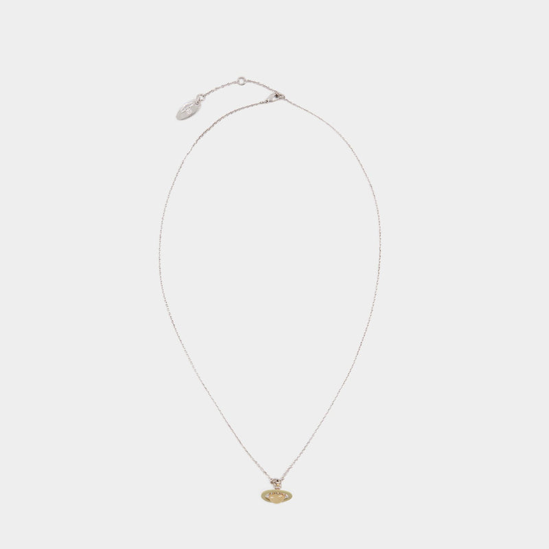 Petite Original Orb Necklace - Vivienne Westwood - Metal - Grey