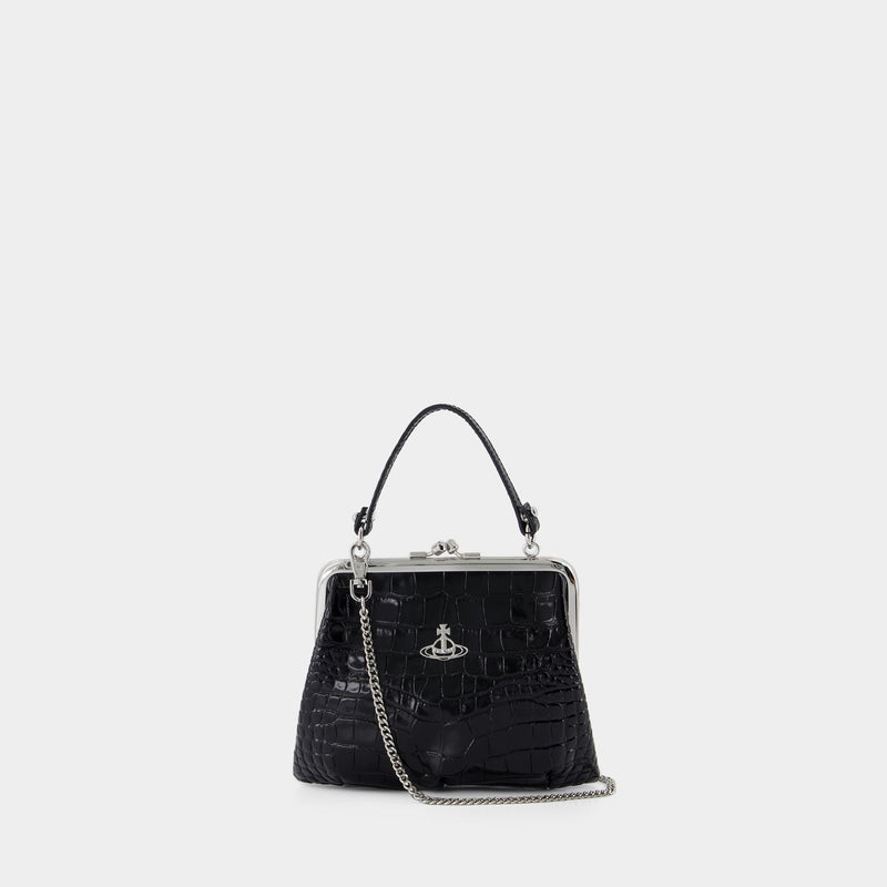 Granny Frame Purse - Vivienne Westwood - Leather - Black