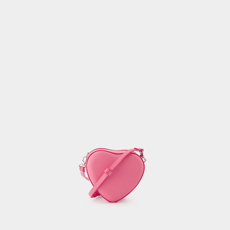 Mini Heart Crossbody - Vivienne Westwood - Leather - Pink