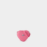 Mini Heart Crossbody - Vivienne Westwood - Leather - Pink