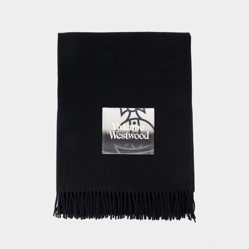 Scarf - Vivienne Westwood - Wool - Black