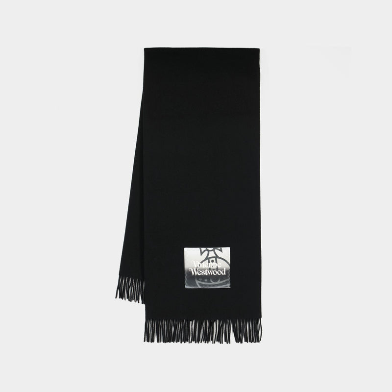 Scarf - Vivienne Westwood - Wool - Black