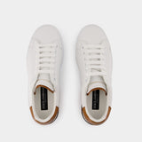 Low Top Sneakers - Dolce&Gabbana - Leather - White