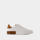 Low Top Sneakers - Dolce&Gabbana - Leather - White