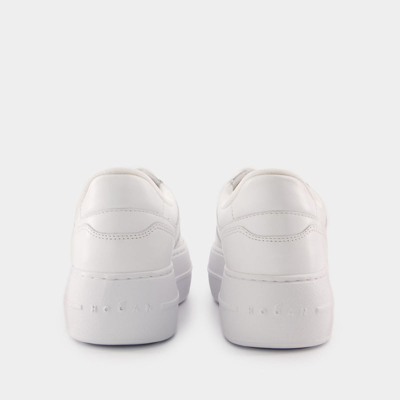 H670 Sneakers - Hogan - Leather - White