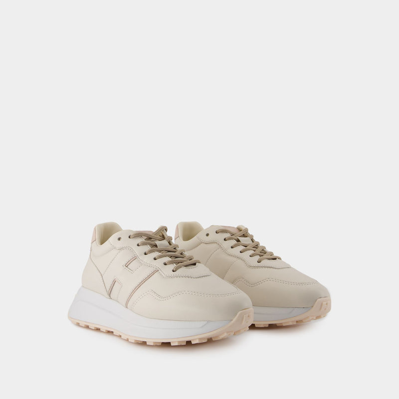 Sneakers H641 - Hogan - Leather - Beige