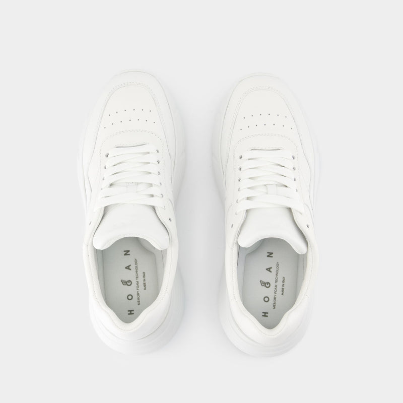 H669 Sneakers - Hogan - Leather - White