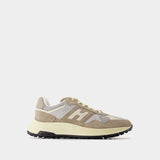 Hogan Hyperlight Sneakers - Hogan - Leather - Khaki