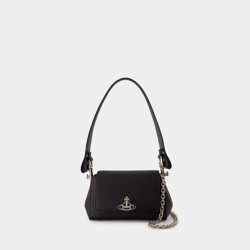 Hazel Small Handbag - Vivienne Westwood - Synthetic - Black