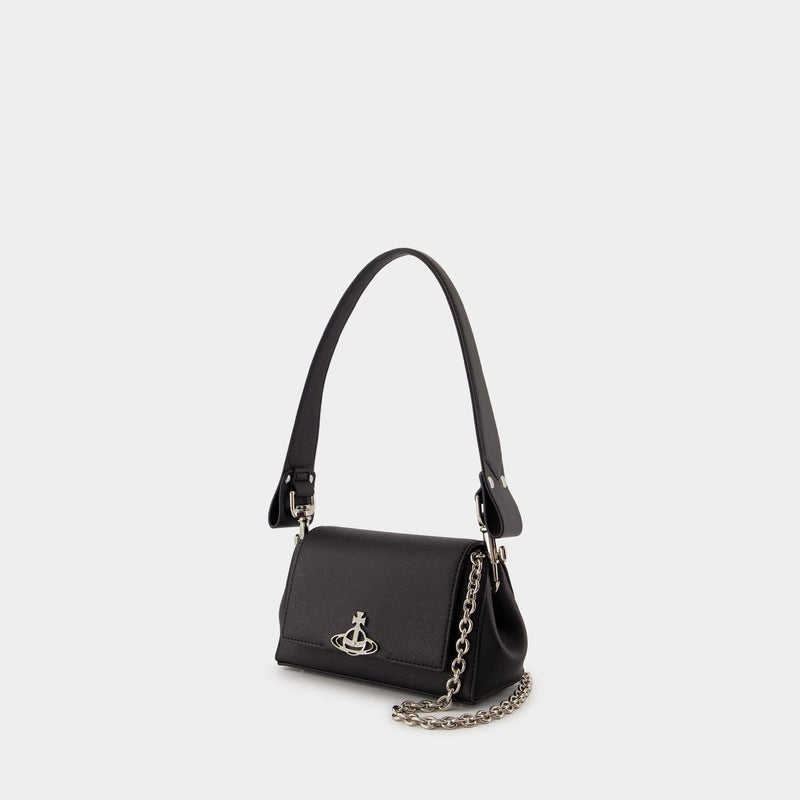 Hazel Small Handbag - Vivienne Westwood - Synthetic - Black