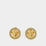 Medusa 95 Earrings - Versace - Metal - Gold