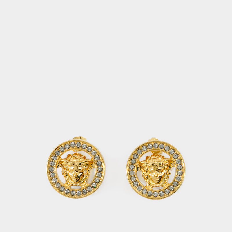 Medusa 95 Earrings - Versace - Metal - Gold