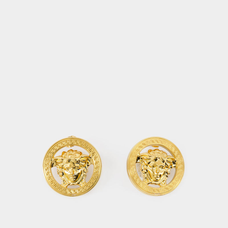 Medusa 95 Earrings - Versace - Metal - Gold