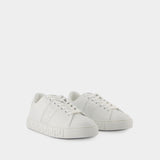 Sneakers - Versace - Cotton - White