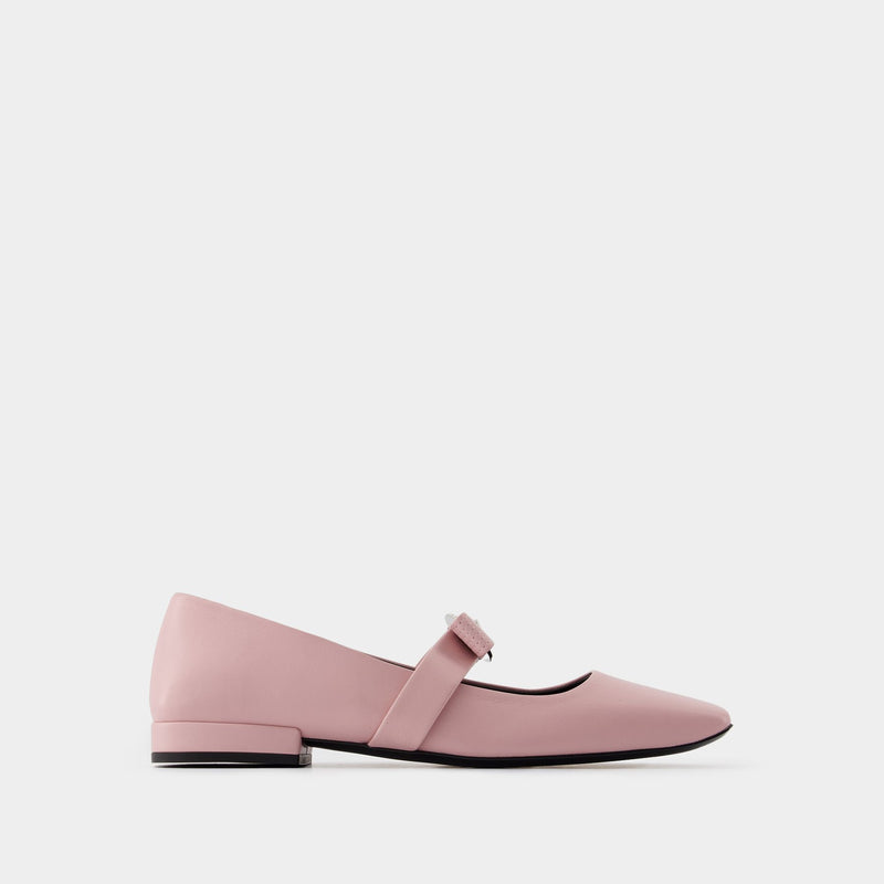 Ballerinas - Versace - Leather - Pink