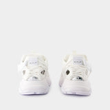 Low Top Sneakers - Versace - Leather - White