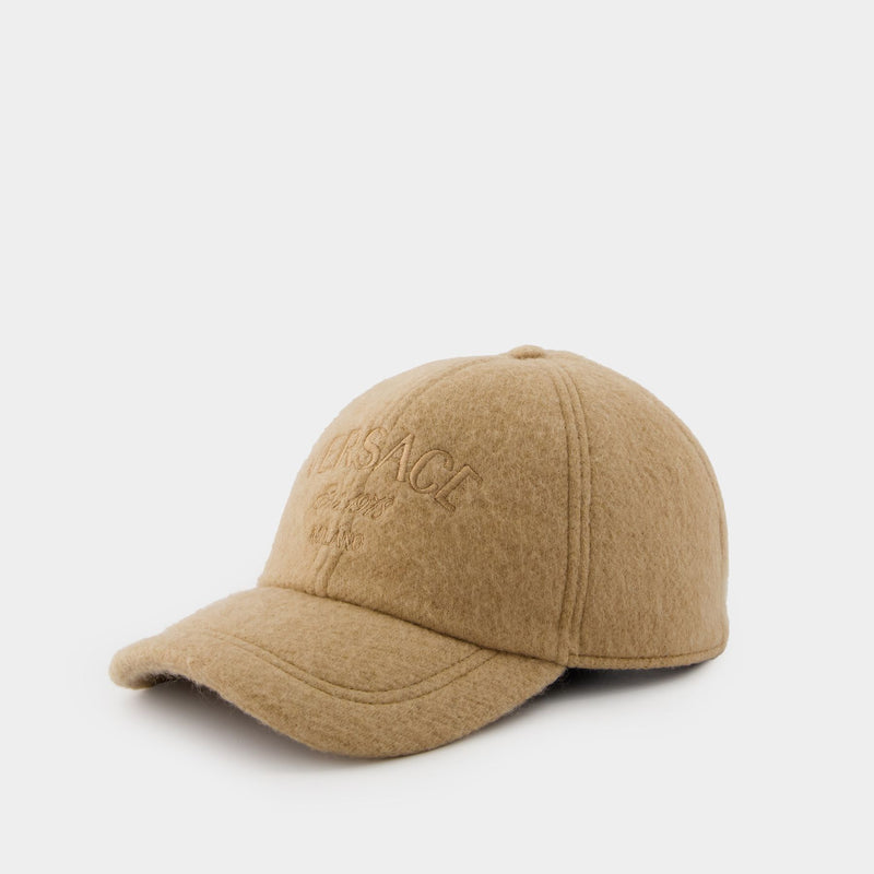 Baseball Cap - Versace - Cotton - Beige