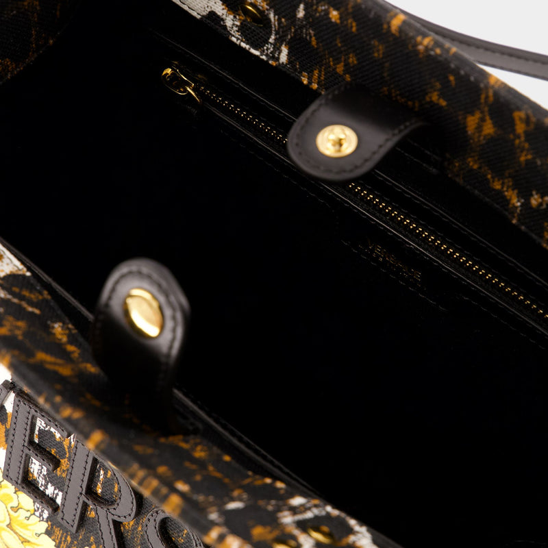 Medusa Totes Crossbody - Versace - Leather - Black