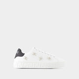 La Greca Sneakers - Versace - Canvas - White