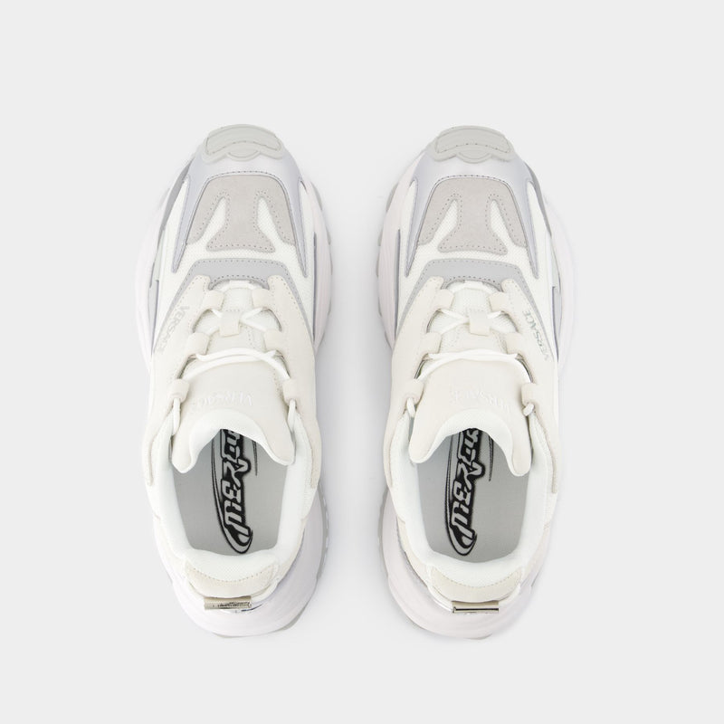 Low Top Sneakers - Versace - Leather - White