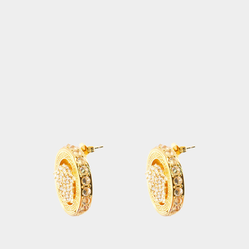 Earrings - Versace - Metal - Gold