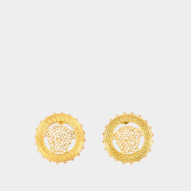 Earrings - Versace - Metal - Gold